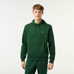Худи LACOSTE Classic fit, размер T5, , зелёный