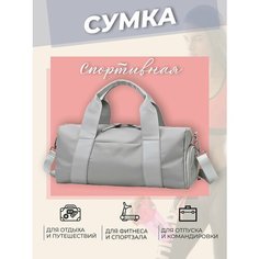 Сумка HOLY WAY, 14 л, 43х19, серый
