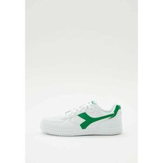 Кроссовки Diadora Raptor, полнота F (EU)/ на среднюю стопу, размер T44, белый-зеленый