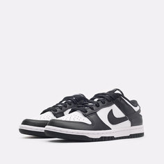 Кроссовки NIKE Dunk Low, размер 8 US 39 EUR 25 CM, черный/белый