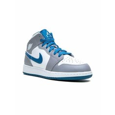 Кроссовки Jordan Air Jordan 1 Mid, размер 7Y US, серый