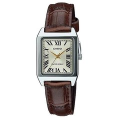Наручные часы CASIO, серебряный, коричневый, золотой