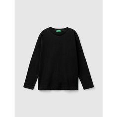 Лонгслив UNITED COLORS OF BENETTON, размер 122, черный