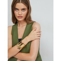 Браслет Vittoria Vicci, 1 шт., размер 7 см, размер one size, золотистый