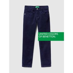 Брюки UNITED COLORS OF BENETTON, размер 160, синий