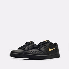 Кроссовки Jordan Air Jordan WMNS 1 Low, размер 8 US 39 EUR 25 CM, черный