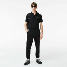 Брюки спортивные LACOSTE Regular Fit, размер T9, черный