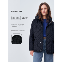 Бомбер FINN FLARE Стеганая, размер M(170-92-98), черный
