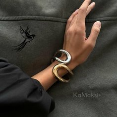 Браслет, серебристый/золотистый Нет бренда
