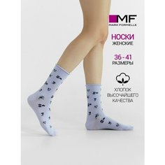 Носки MARK FORMELLE для женщин, размер 23-25, черный, фиолетовый