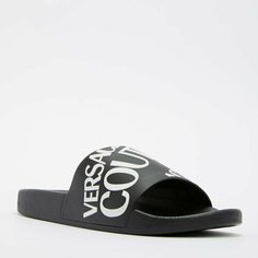 Шлепанцы Versace Jeans Couture, размер 39, черный