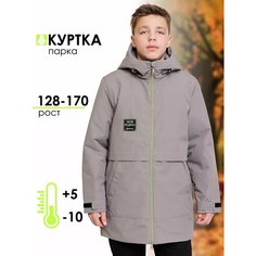 Парка Batik, размер 134, серый Батик
