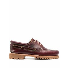 Мокасины Timberland 3-Eye, размер 7 US, бордовый