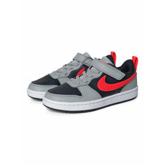 Кроссовки NIKE Court Borough Low, размер 30 (13С), серый/черный/красный