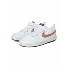 Кроссовки NIKE Court Borough Kids, размер 32.5 (2Y), белый