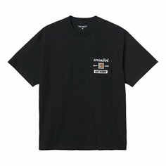 Футболка Carhartt WIP, 1 шт., размер S, Scramble Pocket Black