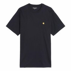 Футболка Carhartt WIP, 1 шт., размер S, Chase Navy