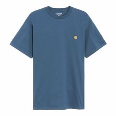 Футболка Carhartt WIP, 1 шт., размер S, Chase Blue