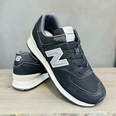 Кроссовки New Balance 574, размер 10 US, черный