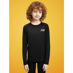 Термобелье верх FN Warm Kid рашгард детский, размер 130, черный ФН