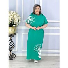 Платье MaxFashion, размер 52, темно-бирюзовый