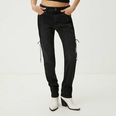 Джинсы скинни Versace Jeans Couture, размер 27, черный