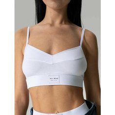 Топ для кормящих мам NA MNE Cotton Basic, размер M, белый