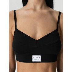 Топ для кормящих мам NA MNE Cotton Basic, размер XS, черный
