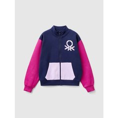 Толстовка UNITED COLORS OF BENETTON, размер 122, синий