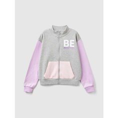 Толстовка UNITED COLORS OF BENETTON, размер 168, серый