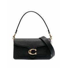 Сумка Coach Tabby 26v, фактура зернистая, черный