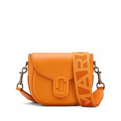 Сумка MARC JACOBS The Covered J Marc, фактура гладкая, оранжевый