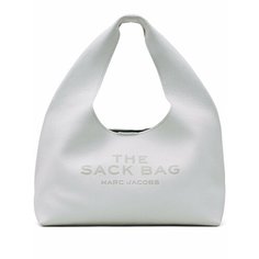 Сумка MARC JACOBS The Sack, фактура зернистая, серебристый