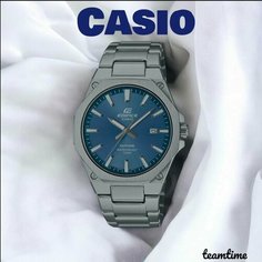 Наручные часы CASIO, голубой, серый