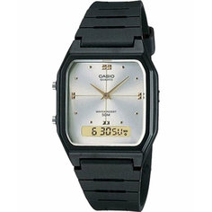 Наручные часы CASIO, серебряный, черный