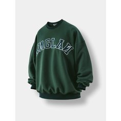 Свитшот ANGLAN Applique Big Logo, размер M, , зеленый