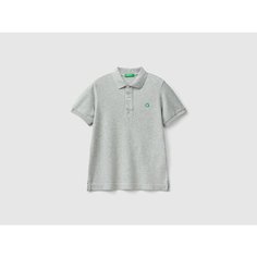 Поло UNITED COLORS OF BENETTON, размер M, серый