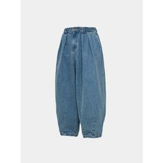 Джинсы широкие ANGLAN Stone Vintage Denim Balloon, размер M, light blue