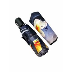 Мини-зонт Meddo, серый/коричневый