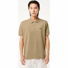 Поло LACOSTE, размер 48, бежевый