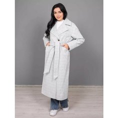 Пальто PRS-STYLE, размер 48, зеленый