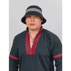 Панама БелаРусичъ для мужчин, размер 60, черный