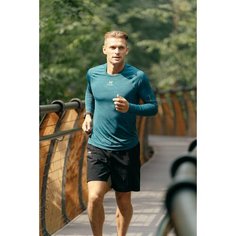 Лонгслив спортивный Nordski PRO, размер М, , зеленый, синий