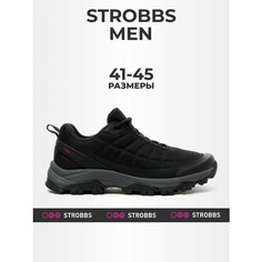 Кроссовки STROBBS, полнота 6 (RU)/ на среднюю стопу, размер 44, черный