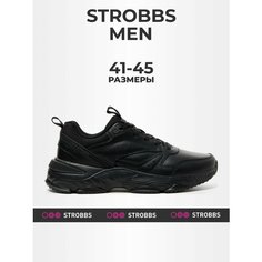 Кроссовки STROBBS, полнота 6 (RU)/ на среднюю стопу, размер 41, черный