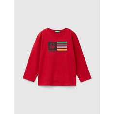 Лонгслив UNITED COLORS OF BENETTON, размер 110, красный