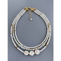 Колье Only Bijou, длина 42 см, Позолота