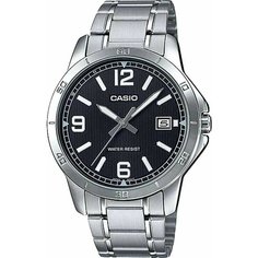 Наручные часы CASIO, серебряный, черный