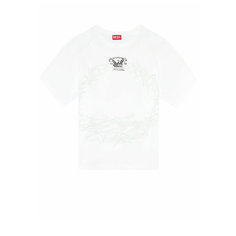 Футболка DIESEL T-Roxt-Q1, размер XXL, серебристый