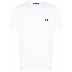 Футболка FRED PERRY Laurel Wreath, размер L, серебристый